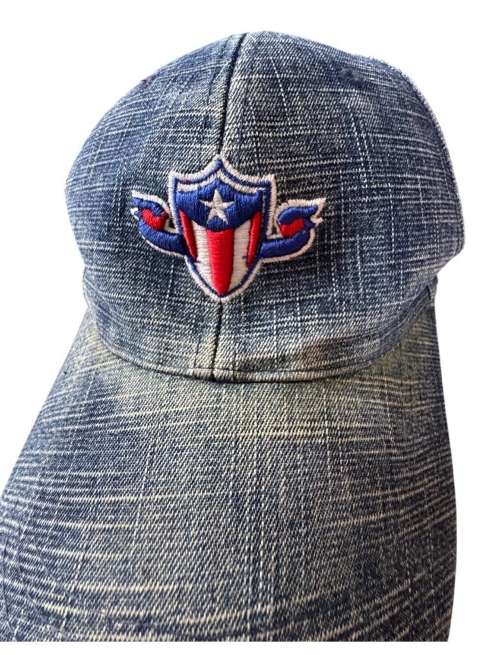 Puerto Rico Shield Denim Cap - Picture 2 of 9